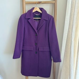 1 Madison Wool Coat in Purple XS